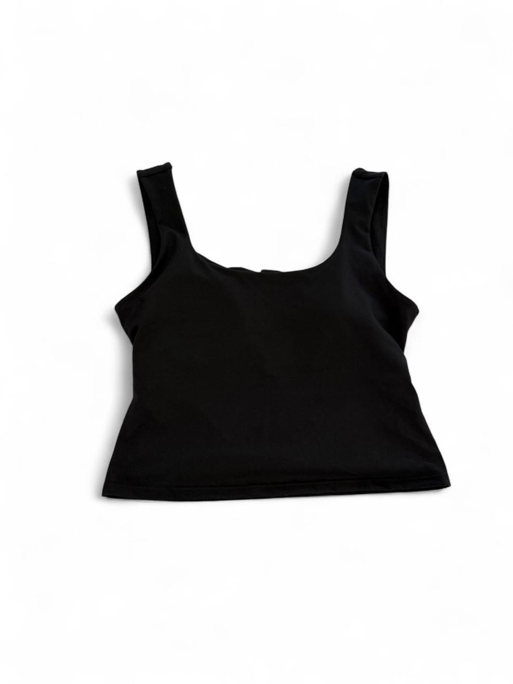 Fabletics Black Oasis Twist Built-In Bra Tank Top